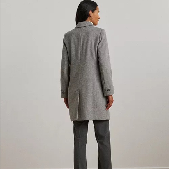 Ralph Lauren Grey Wool Coat - Picture 6 of 6